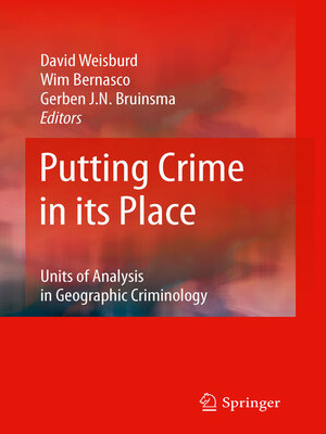 cover image of Putting Crime in its Place